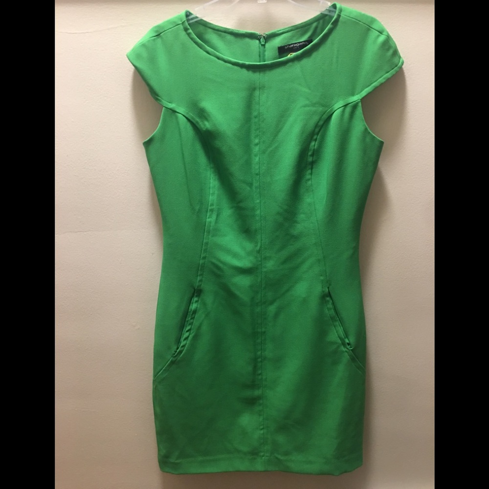 Women’s shamrock green dress 6 10 Sharagano